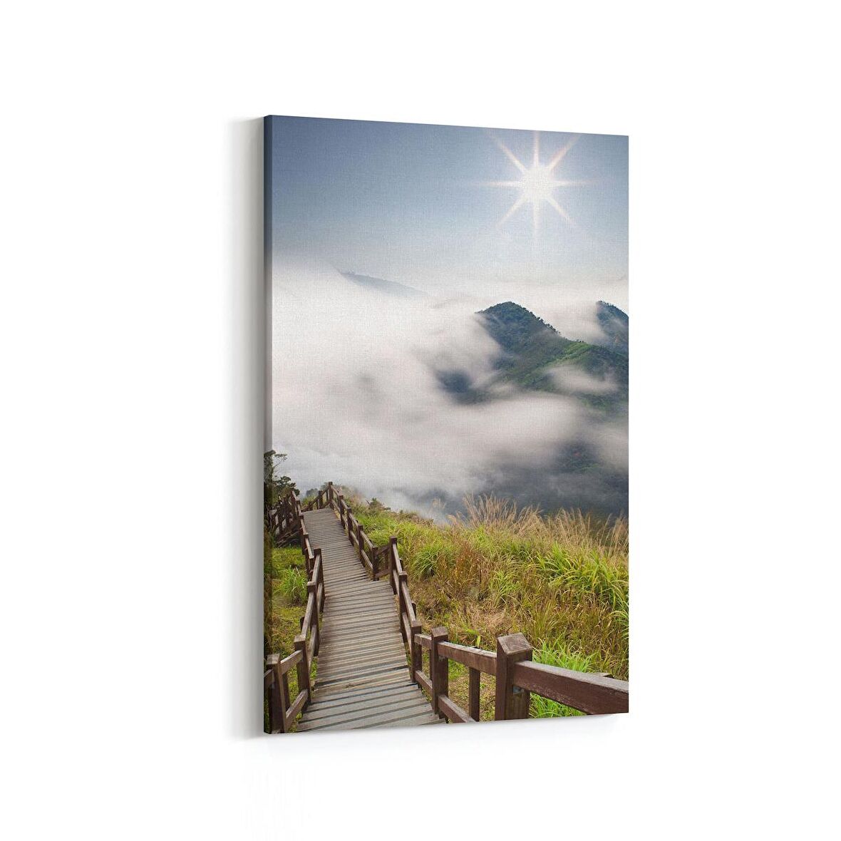 Olla 14618D Doğa / Manzara Görseli Dikey Kanvas Tablo (Ölçü: 60X90)