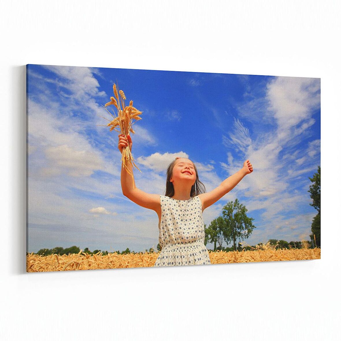 Olla 16992Y Model / Manken Görseli Yatay Kanvas Tablo (Ölçü: 30X20)