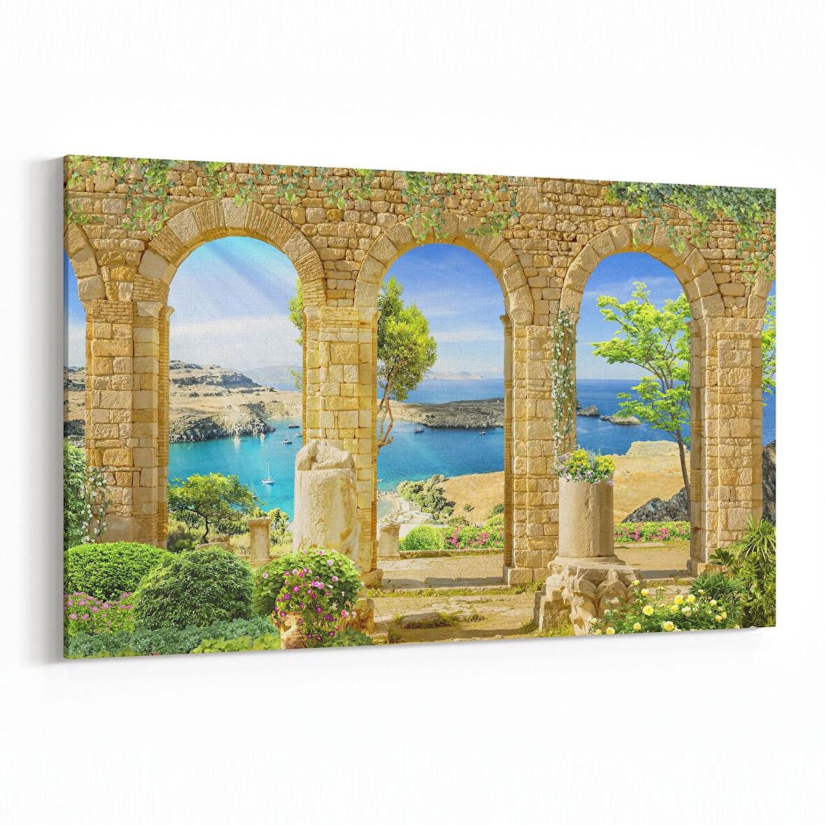 Olla 14259Y Doğa / Manzara Görseli Yatay Kanvas Tablo (Ölçü: 90X60)