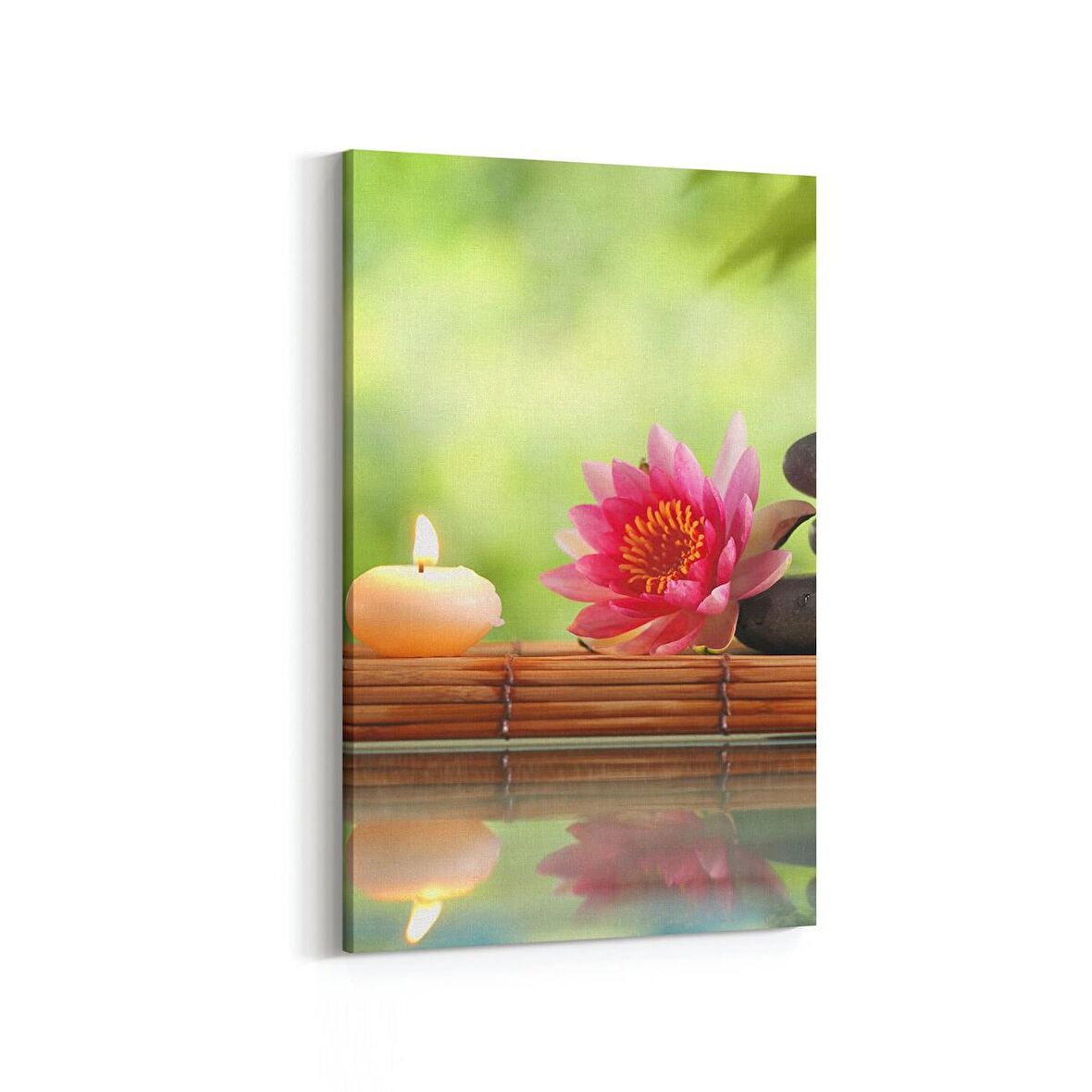 Olla 17062D Spa / Masaj Görseli Dikey Kanvas Tablo (Ölçü: 100X150)