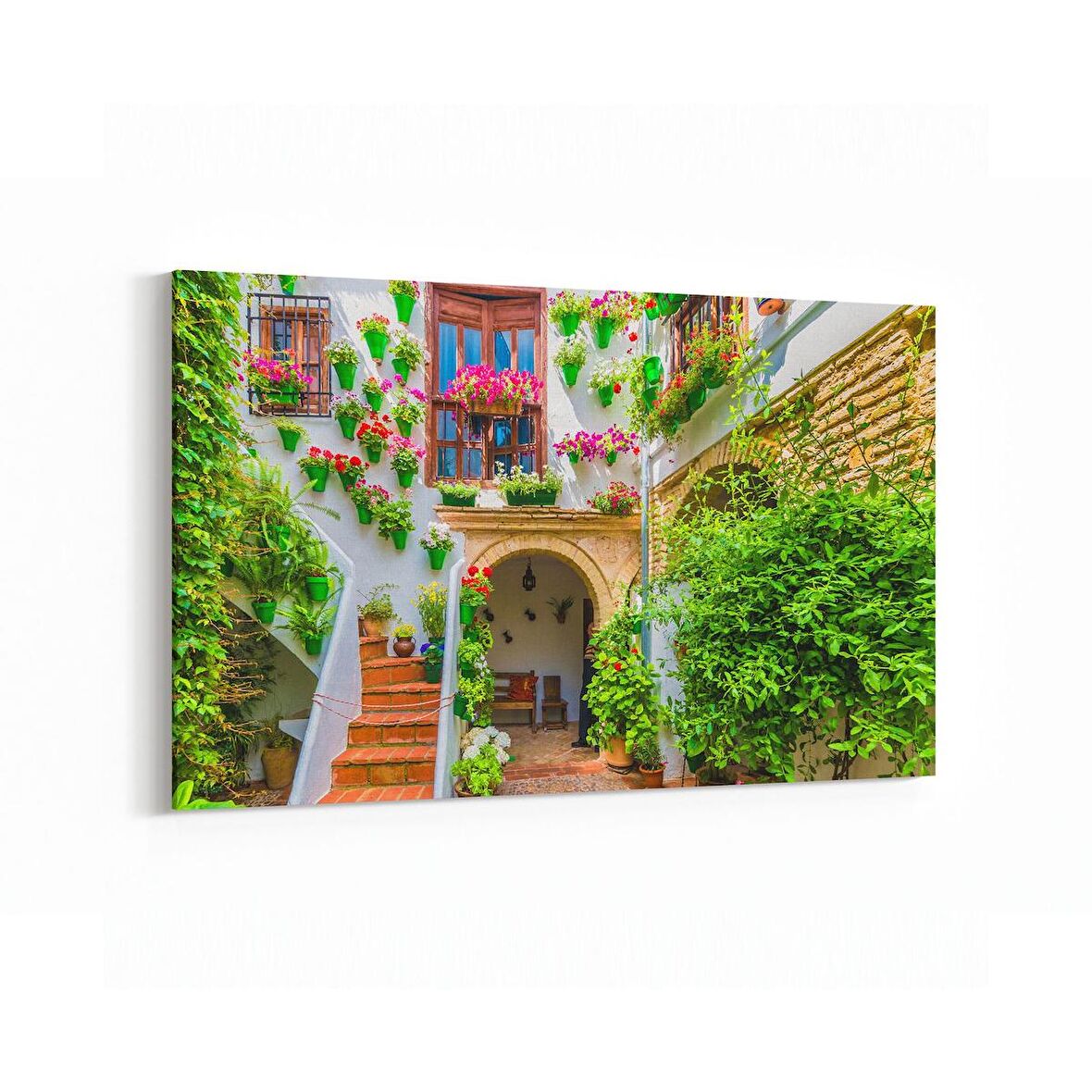 Olla 18726Y Yapı Görseli Yatay Kanvas Tablo (Ölçü: 120X80)