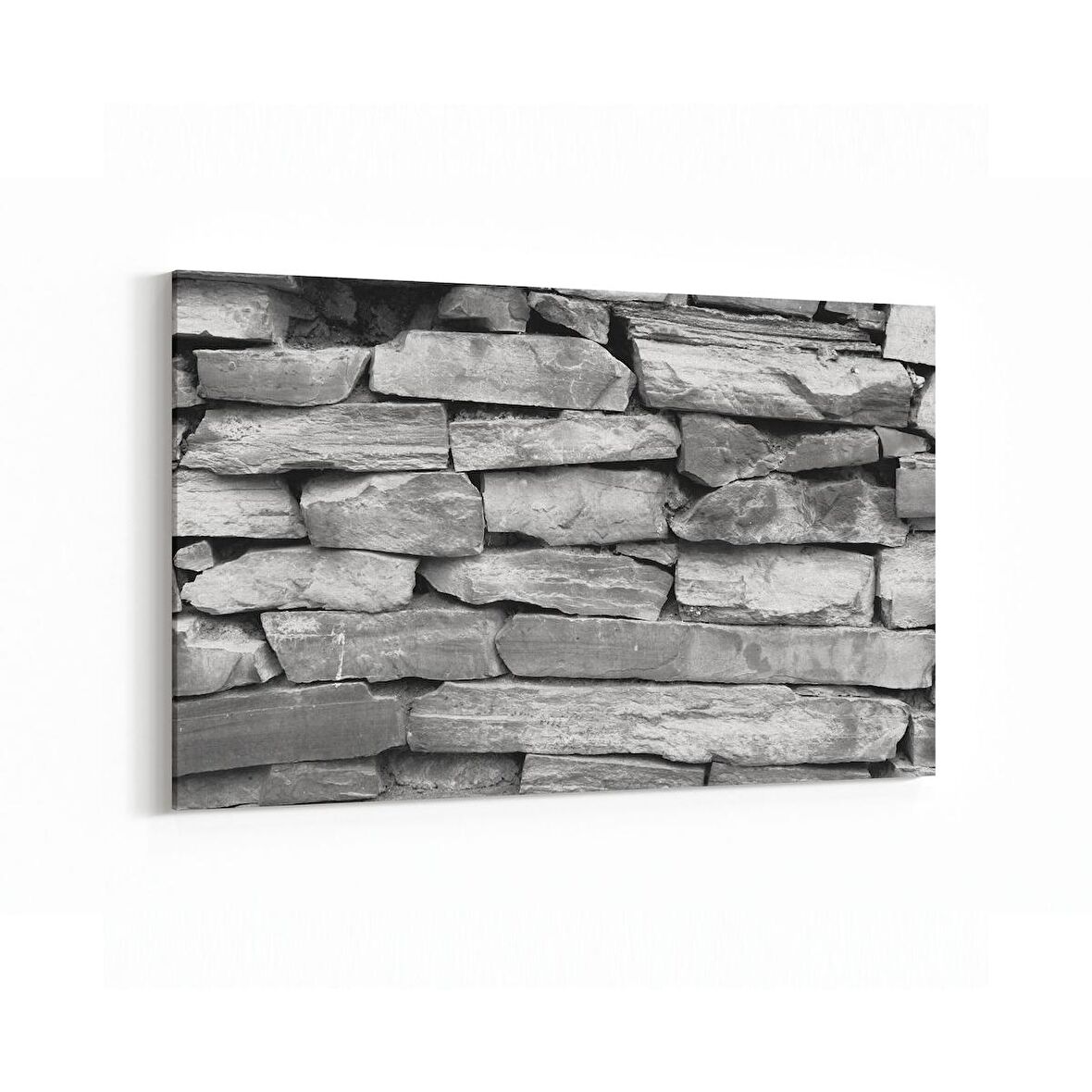 Olla 17464Y Taş / Tuğla Görseli Yatay Kanvas Tablo (Ölçü: 150X100)