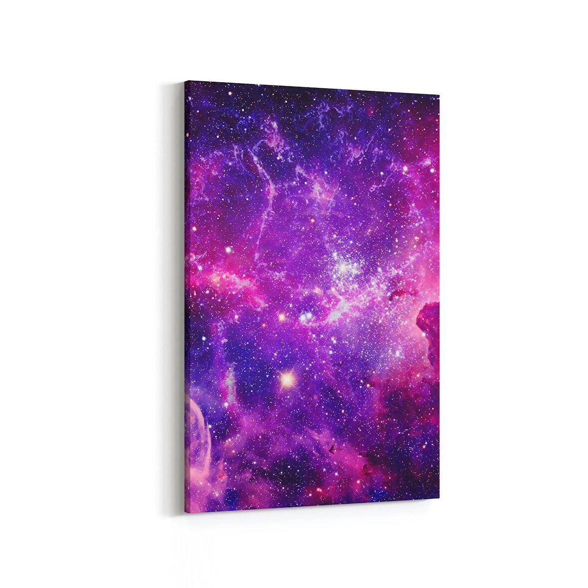Olla 17593D Uzay Görseli Dikey Kanvas Tablo (Ölçü: 100X150)