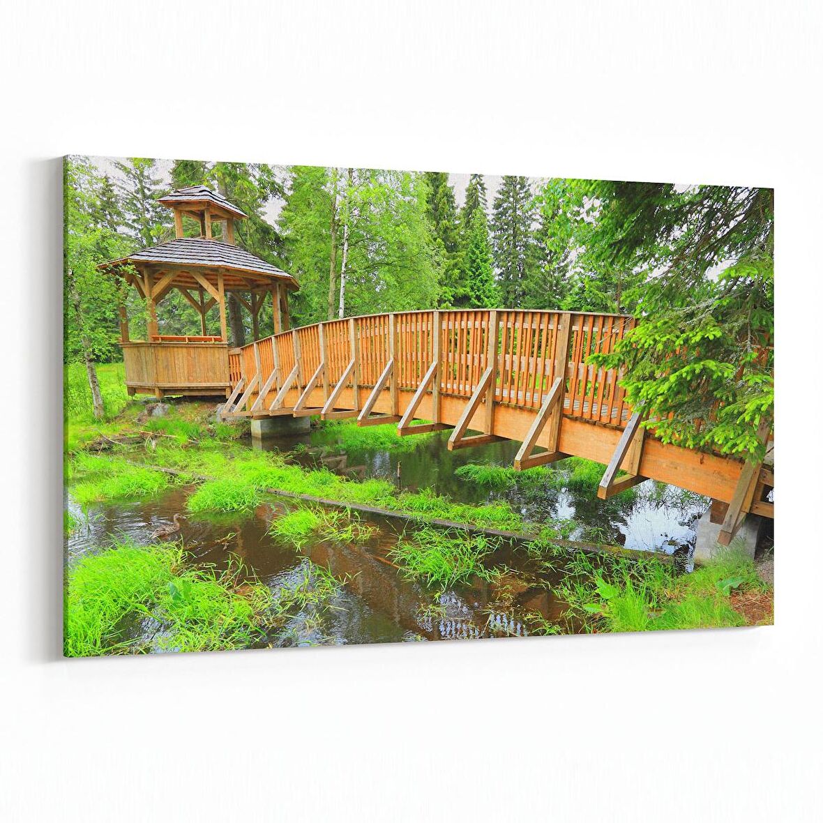 Olla 14537Y Doğa / Manzara Görseli Yatay Kanvas Tablo (Ölçü: 150X100)