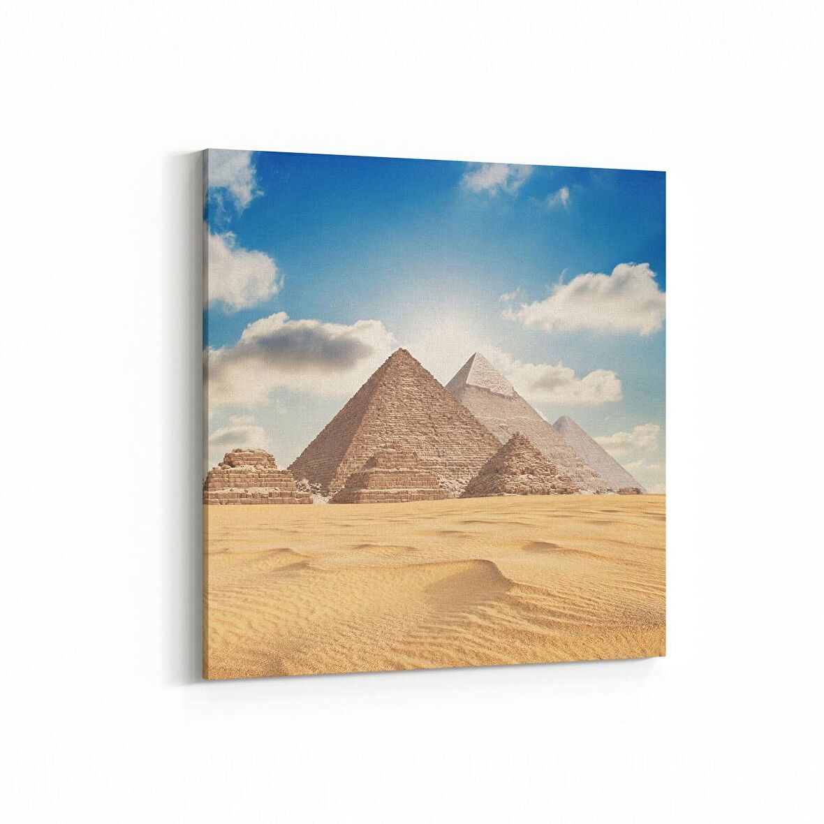 Olla 18349K4 Yapı Görseli Kare 4'lü Kanvas Tablo (Ölçü: 105X105)