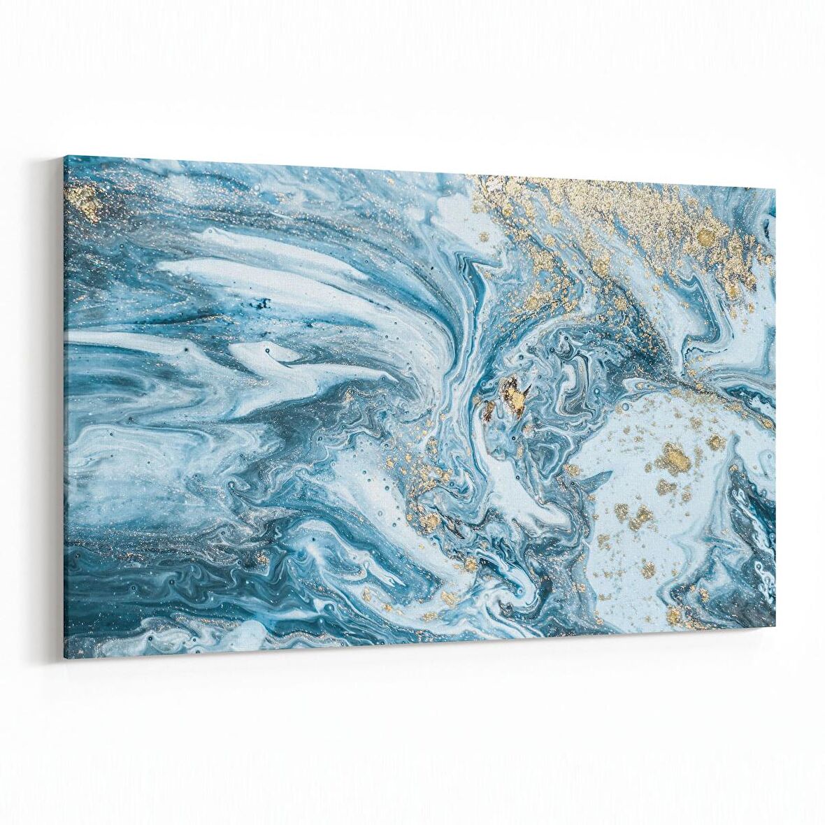 Olla 16647Y Mermer Desen Görsel Yatay Kanvas Tablo (Ölçü: 90X60)