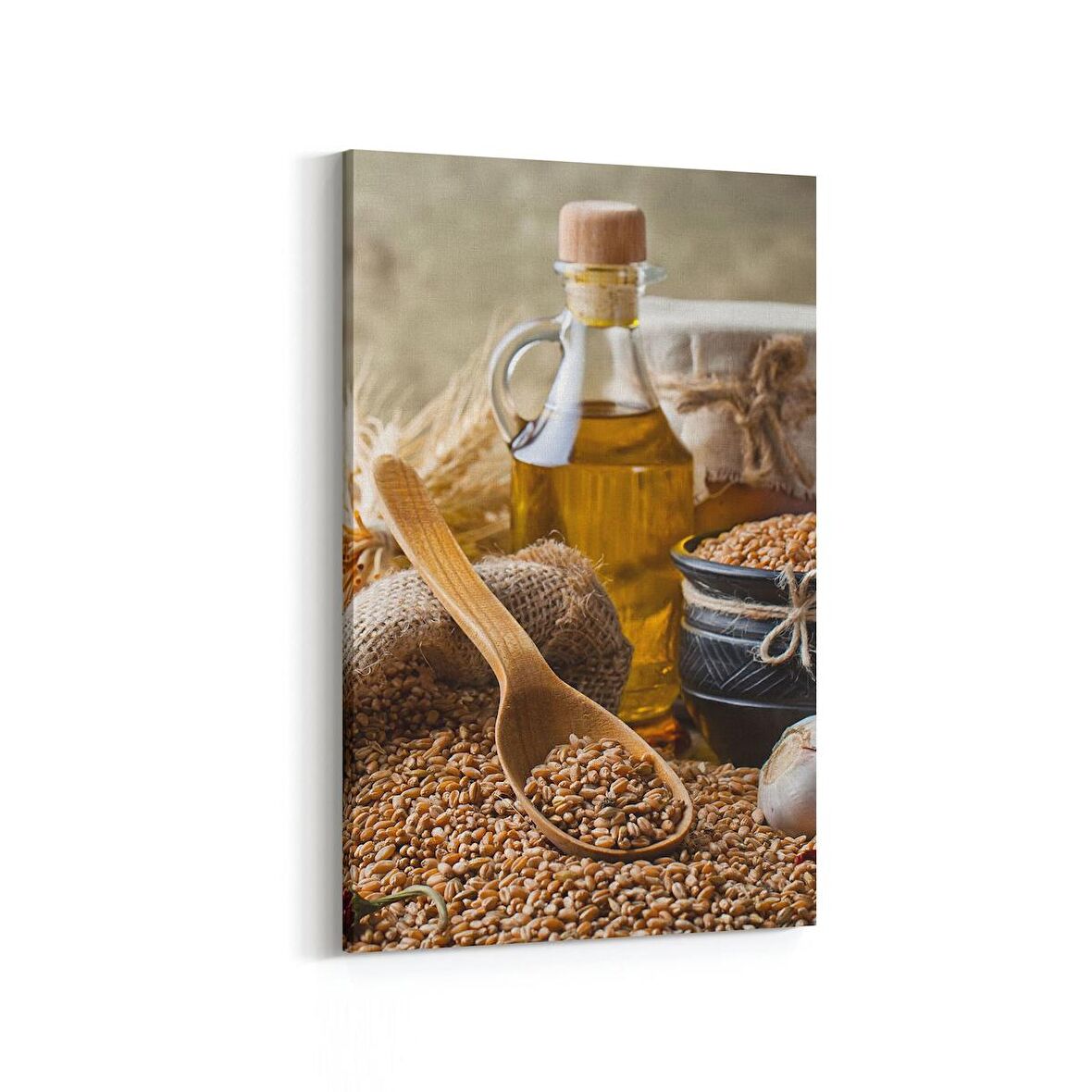 Olla 15119D Gıda Görseli Dikey Kanvas Tablo (Ölçü: 60X90)