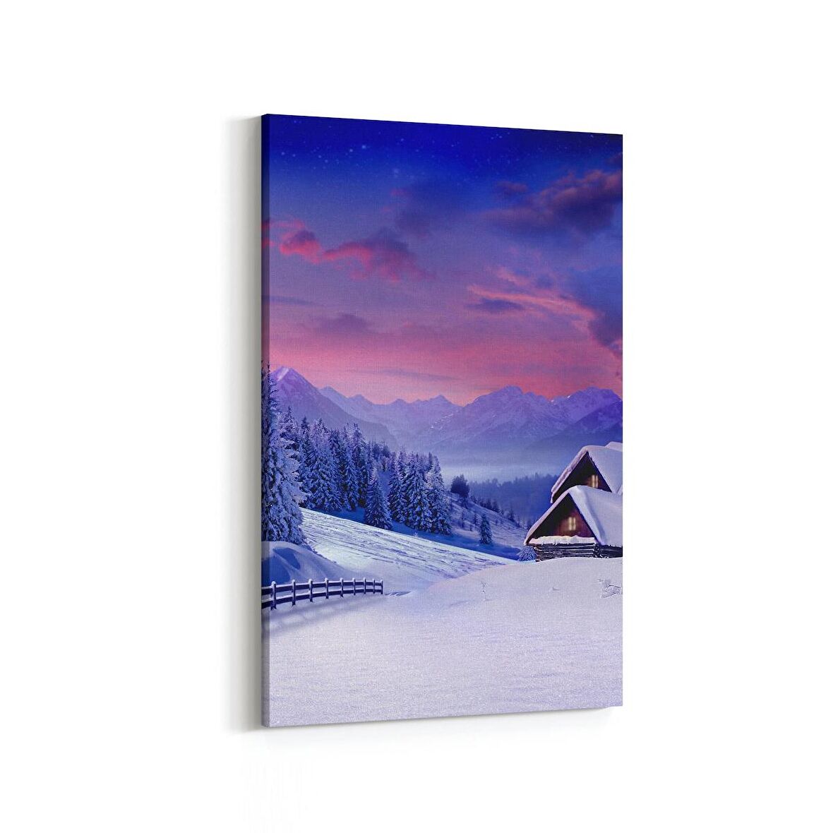 Olla 18590D Yapı Görseli Dikey Kanvas Tablo (Ölçü: 100X150)