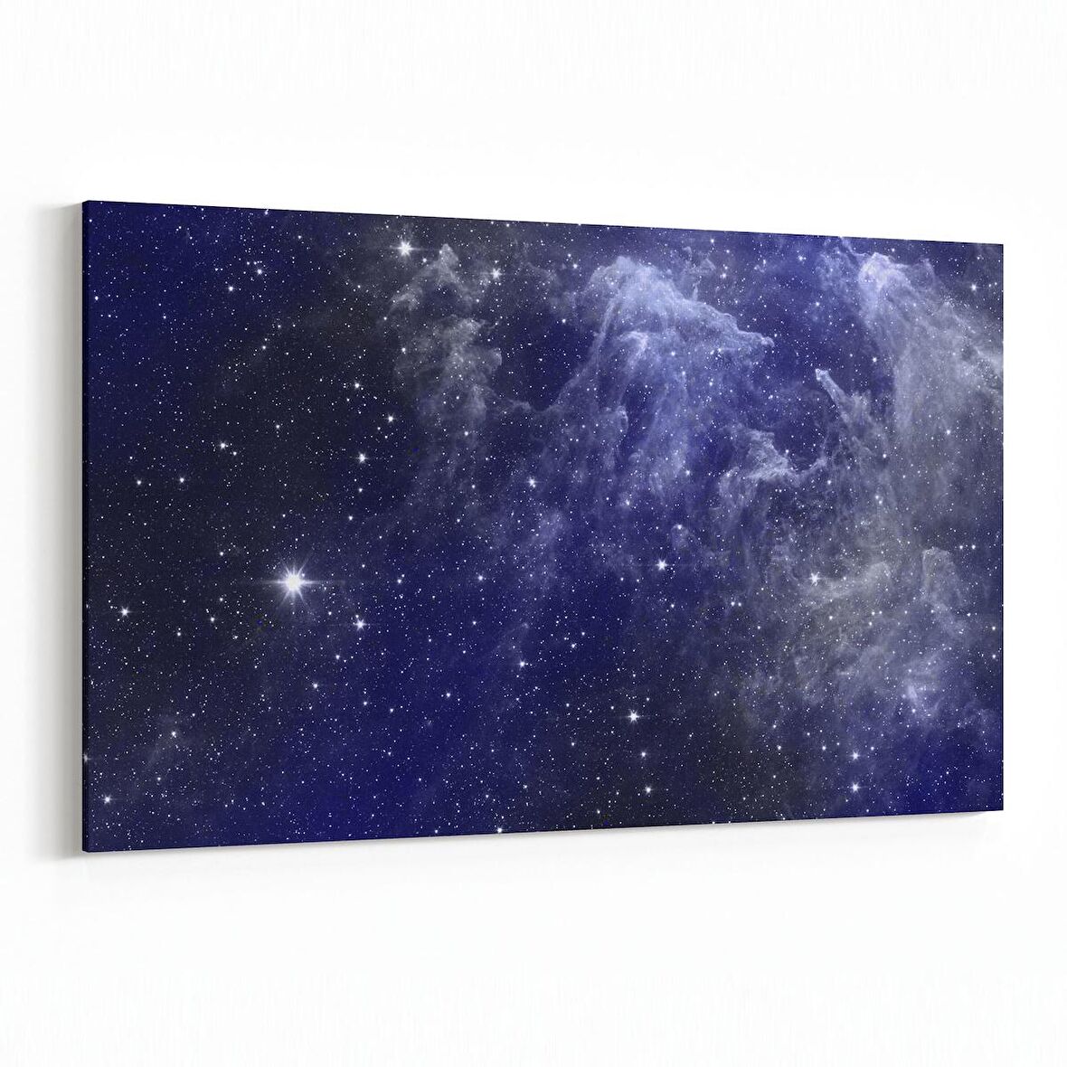 Olla 14693Y Gece Gökyüzü Görseli Yatay Kanvas Tablo (Ölçü: 150X100)