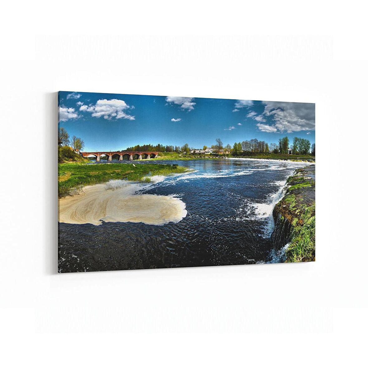 Olla 18839Y Yapı Görseli Yatay Kanvas Tablo (Ölçü: 150X100)