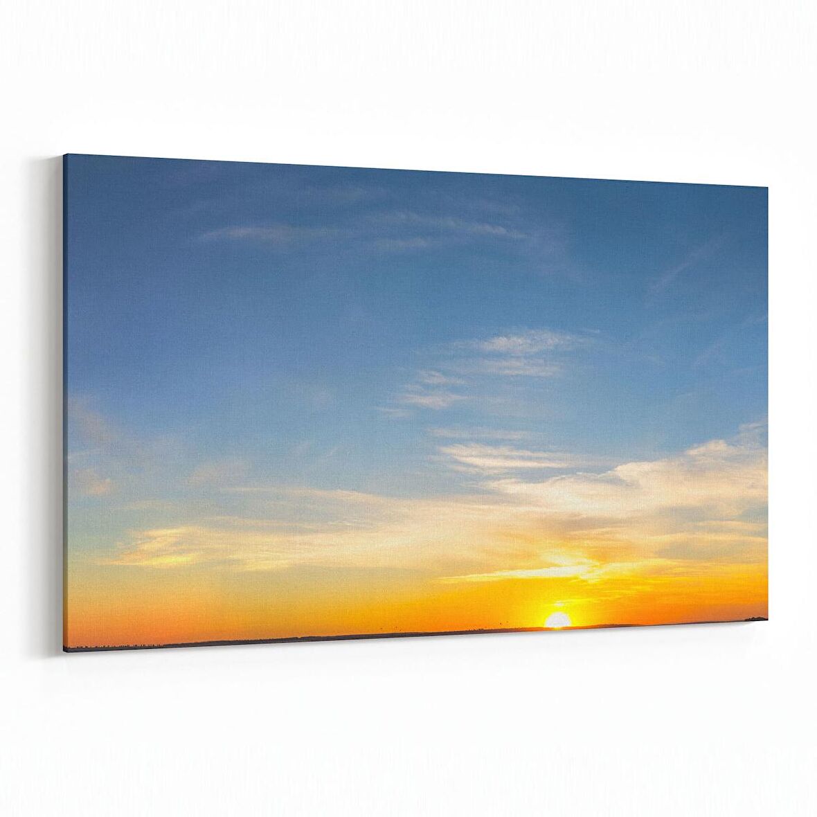 Olla 16065Y Günbatımı Görseli Yatay Kanvas Tablo (Ölçü: 150X100)