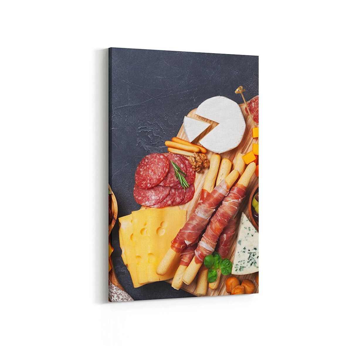 Olla 15065D Gıda Görseli Dikey Kanvas Tablo (Ölçü: 60X90)