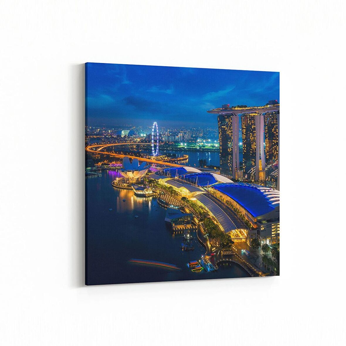 Olla 18753K Yapı Görseli Kare Kanvas Tablo (Ölçü: 30X30)