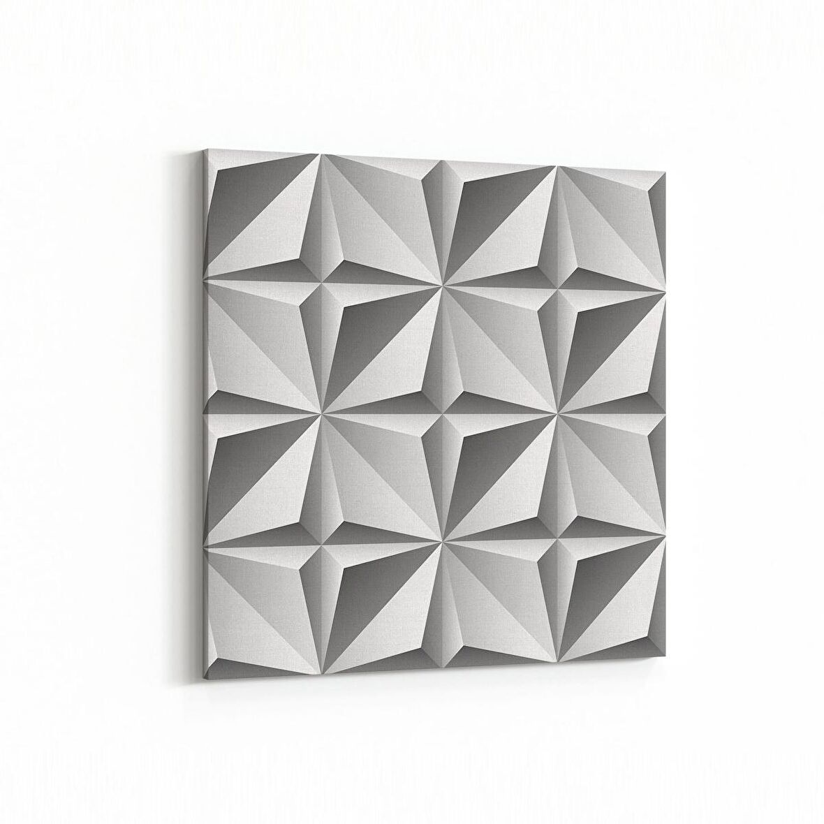 Olla 14909K Geometrik Desen Görseli Kare Kanvas Tablo (Ölçü: 25X25)