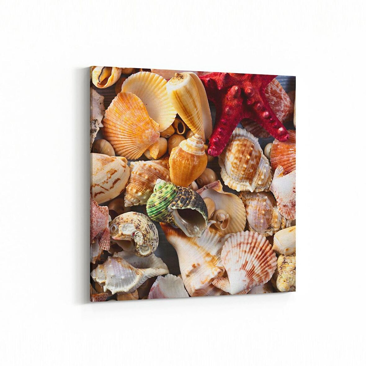 Olla 12937K Deniz / Okyanus Görseli Kare Kanvas Tablo (Ölçü: 30X30)