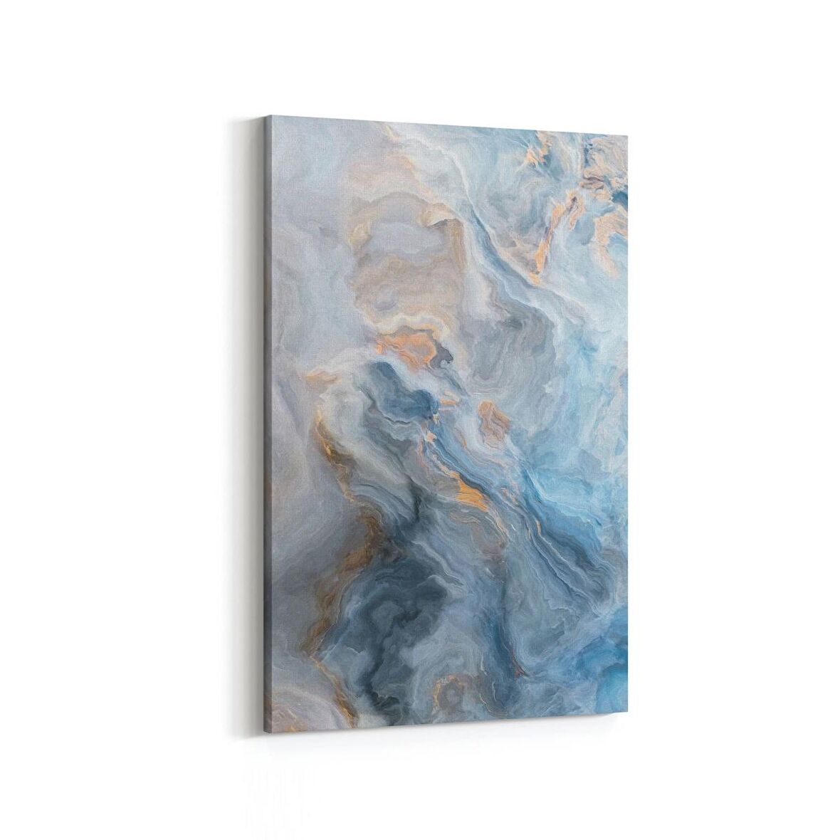 Olla 16664D Mermer Desen Görsel Dikey Kanvas Tablo (Ölçü: 100X150)