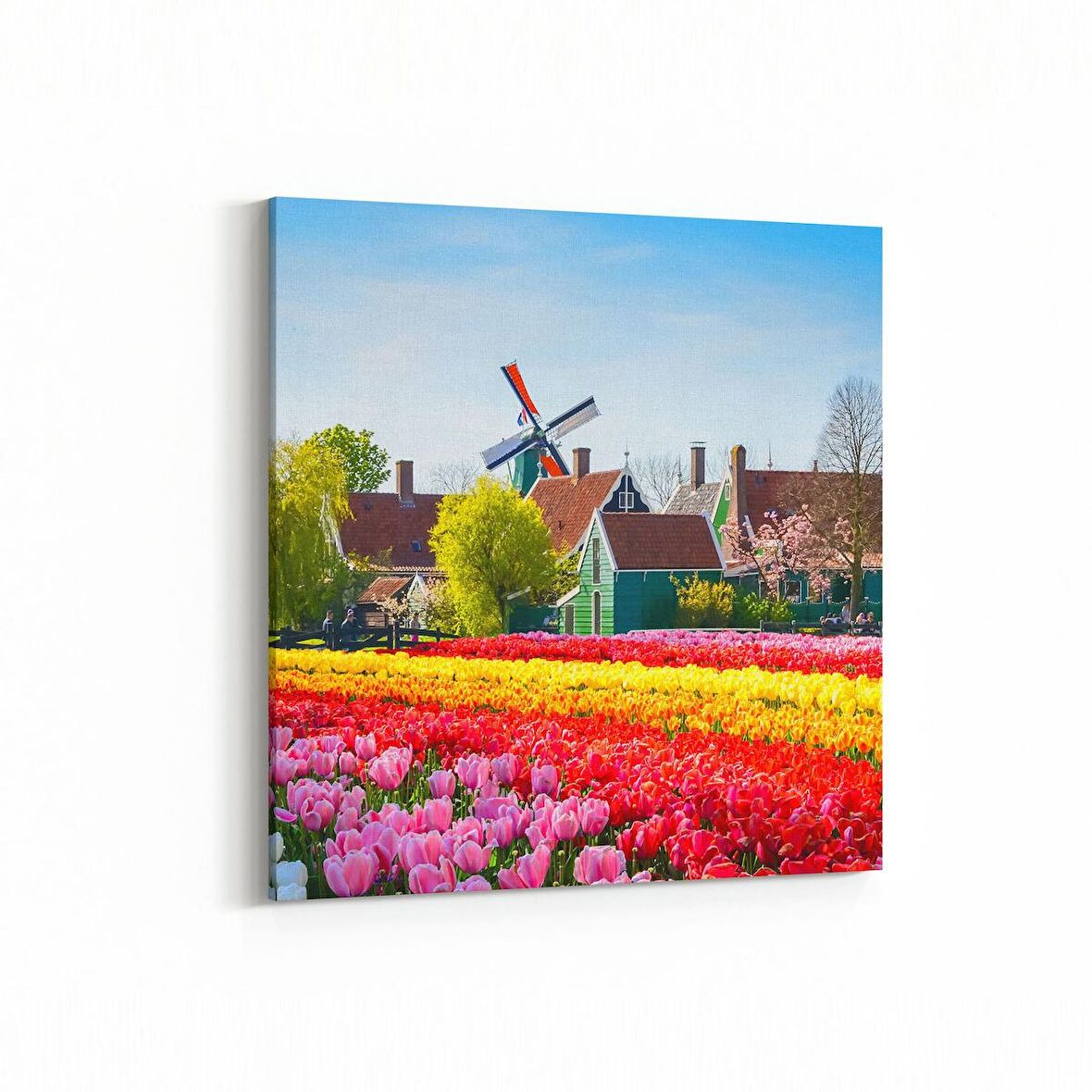 Olla 18644K Yapı Görseli Kare Kanvas Tablo (Ölçü: 30X30)