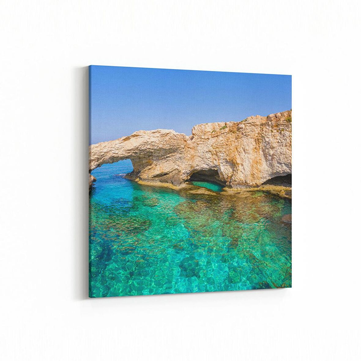 Olla 13463K Doğa / Manzara Görseli Kare Kanvas Tablo (Ölçü: 25X25)