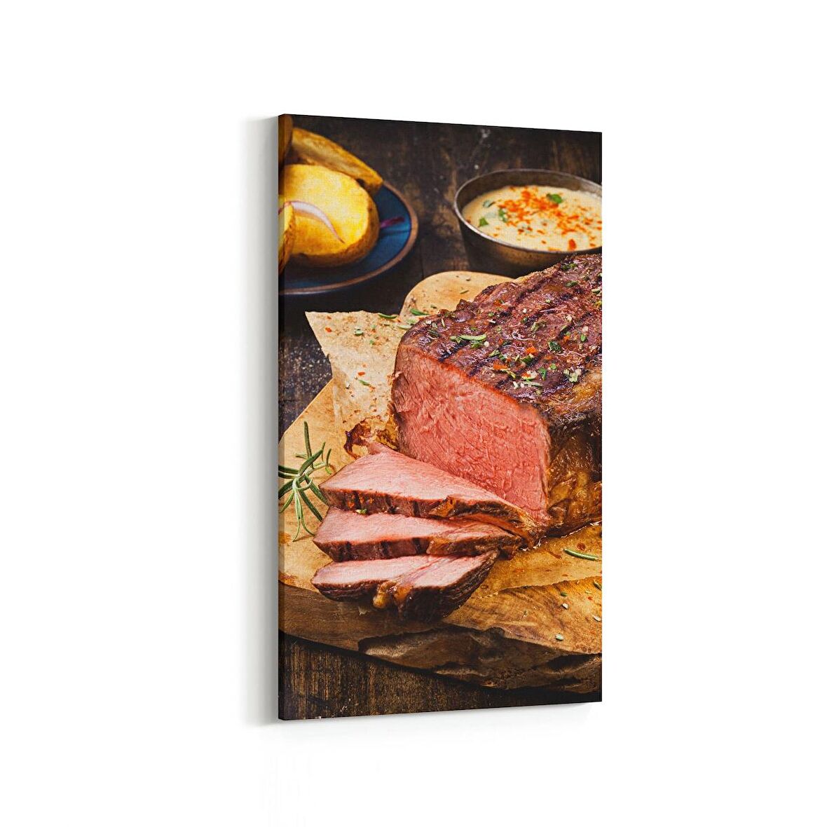 Olla 15107DD Gıda Görseli Dikey Dar Kanvas Tablo (Ölçü: 30X60)