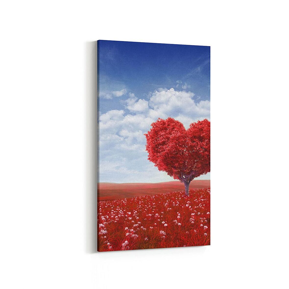 Olla 13368DD Doğa / Manzara Görseli Dikey Dar Kanvas Tablo (Ölçü: 40X80)