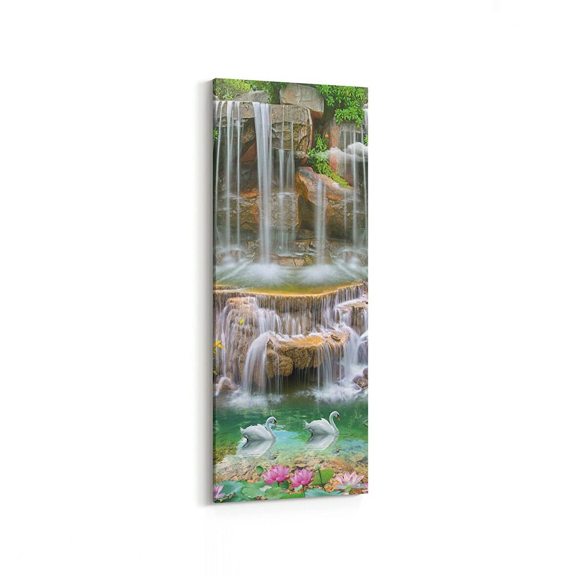 Olla 13410DI Doğa / Manzara Görseli Dikey İnce Kanvas Tablo (Ölçü: 40X120)