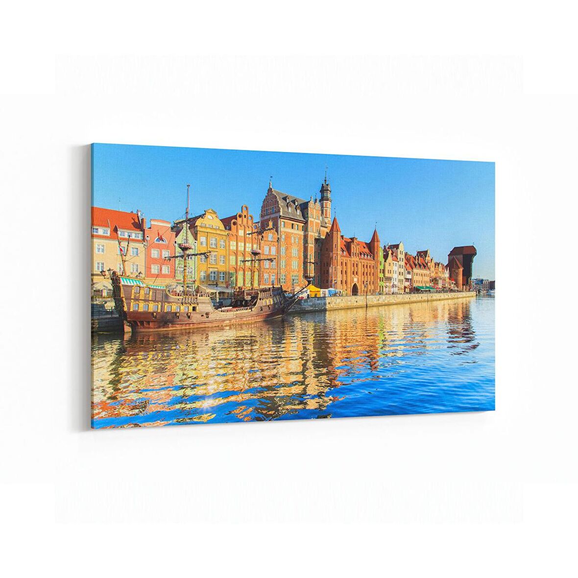 Olla 18407Y Yapı Görseli Yatay Kanvas Tablo (Ölçü: 70X50)