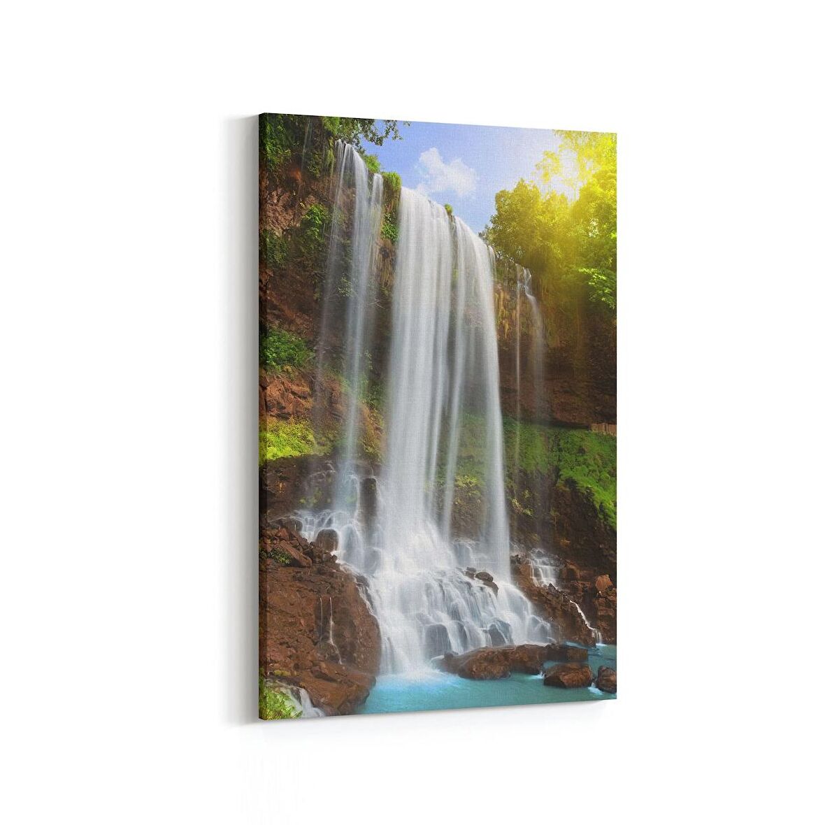 Olla 13802D Doğa / Manzara Görseli Dikey Kanvas Tablo (Ölçü: 60X90)