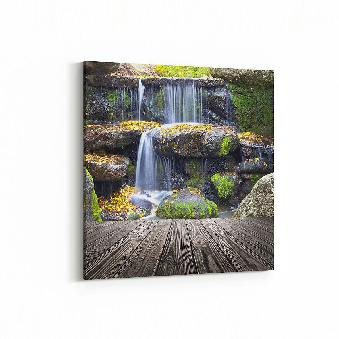 Olla 13310K Doğa / Manzara Görseli Kare Kanvas Tablo (Ölçü: 25X25)