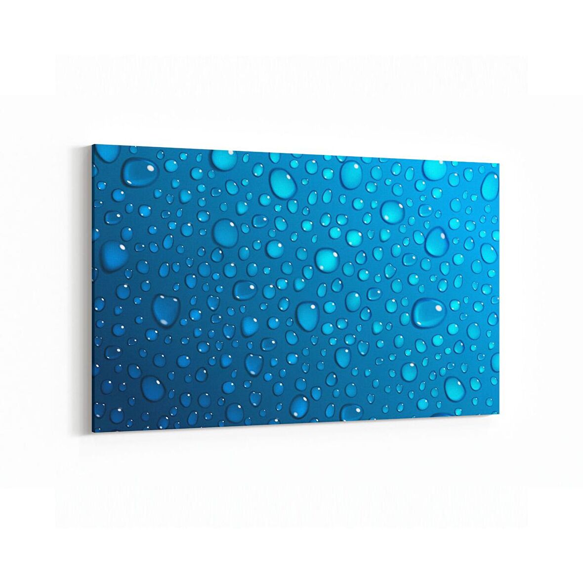 Olla 17251Y Su / Damla Görseli Yatay Kanvas Tablo (Ölçü: 90X60)