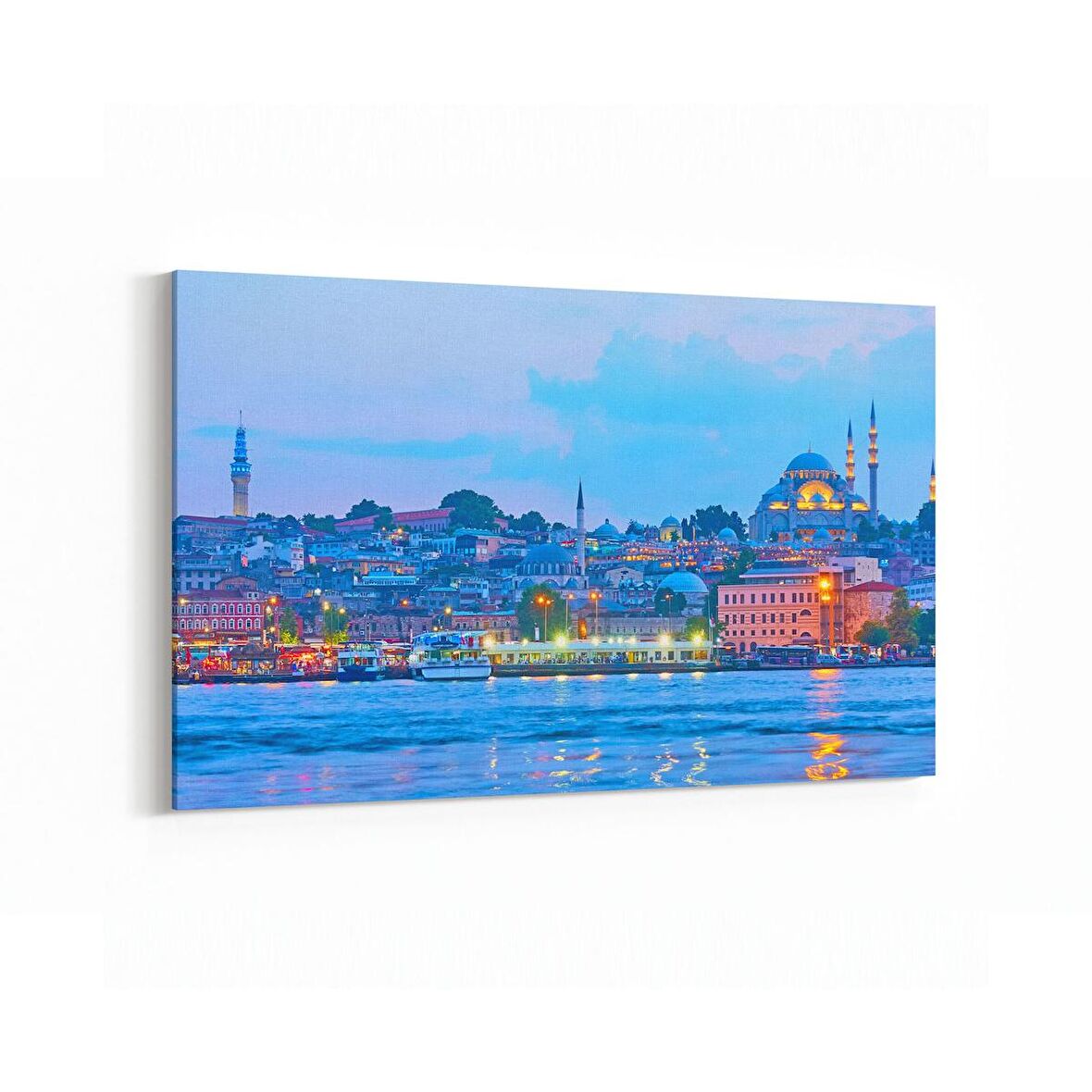 Olla 18008Y Yapı Görseli Yatay Kanvas Tablo (Ölçü: 70X50)