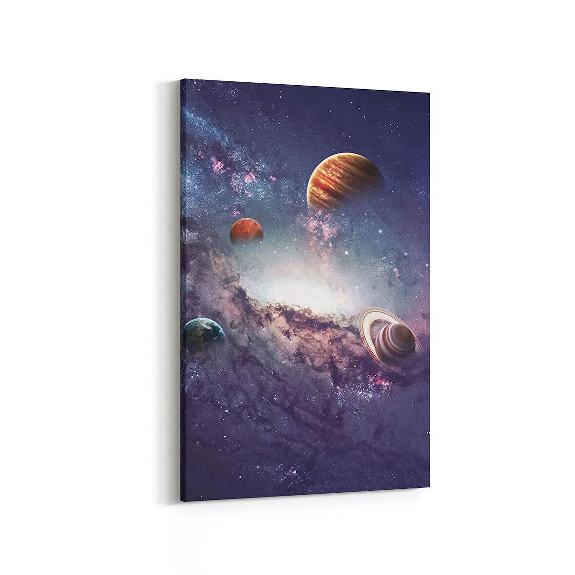Olla 17656D Uzay Görseli Dikey Kanvas Tablo (Ölçü: 70X105)