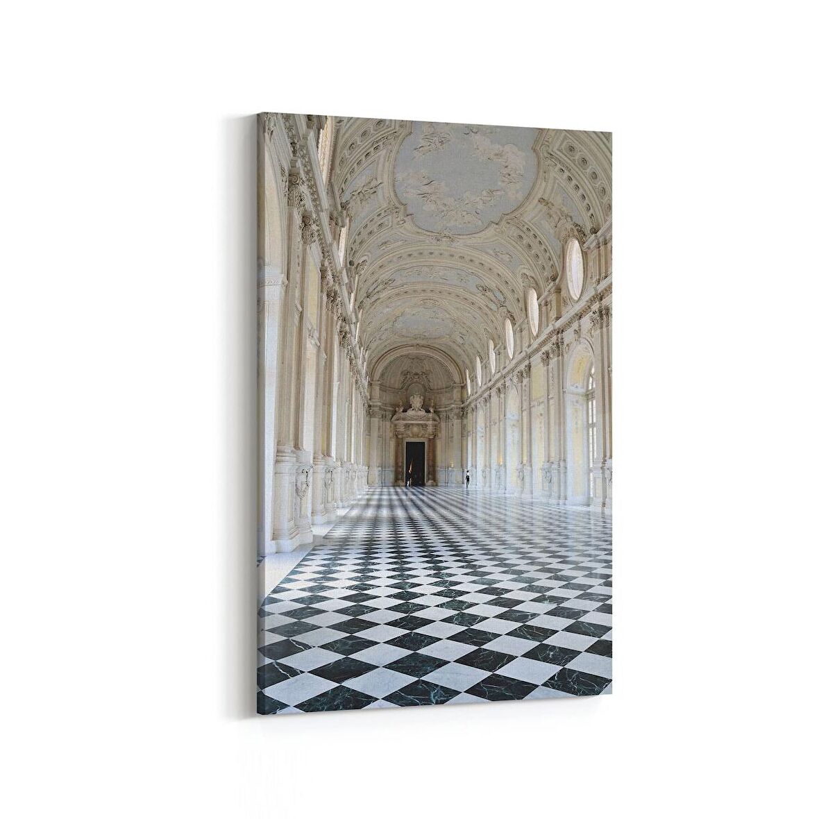 Olla 18291D Yapı Görseli Dikey Kanvas Tablo (Ölçü: 100X150)