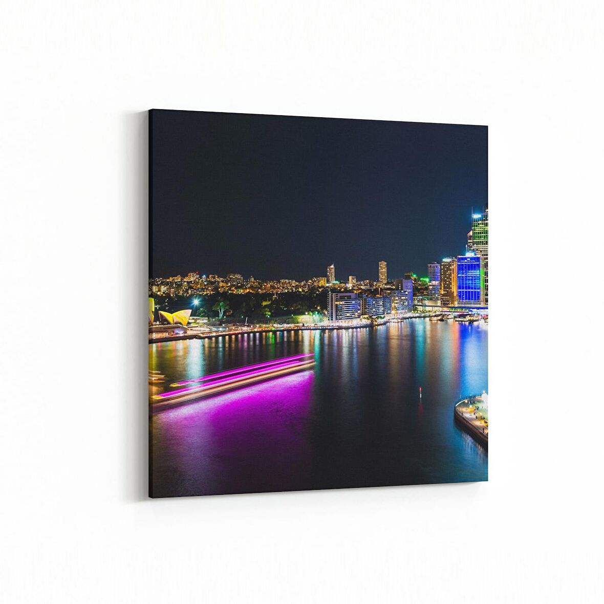 Olla 18293K Yapı Görseli Kare Kanvas Tablo (Ölçü: 60X60)