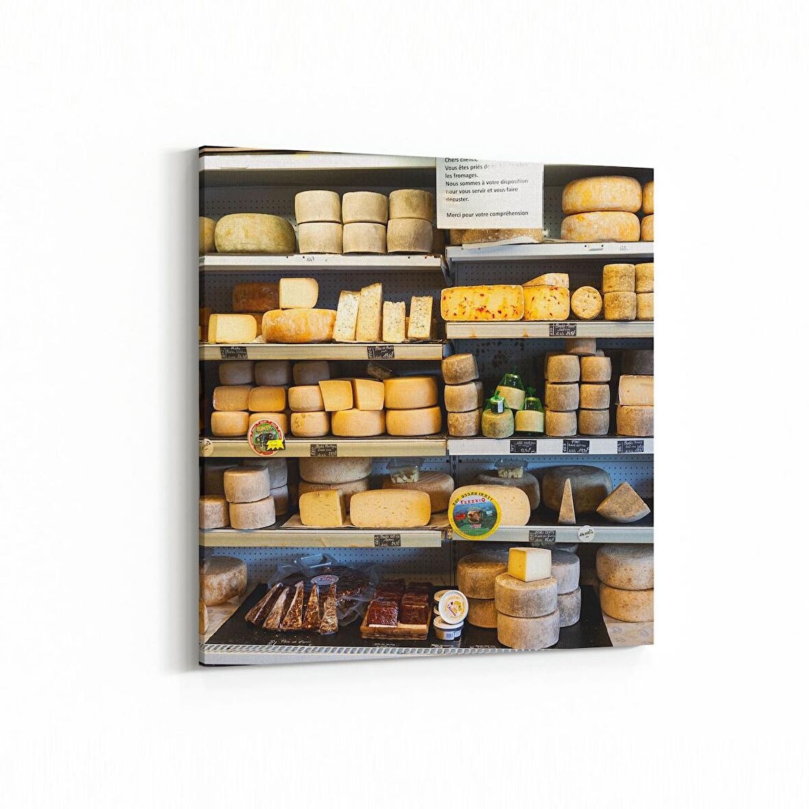 Olla 14996K Gıda Görseli Kare Kanvas Tablo (Ölçü: 25X25)