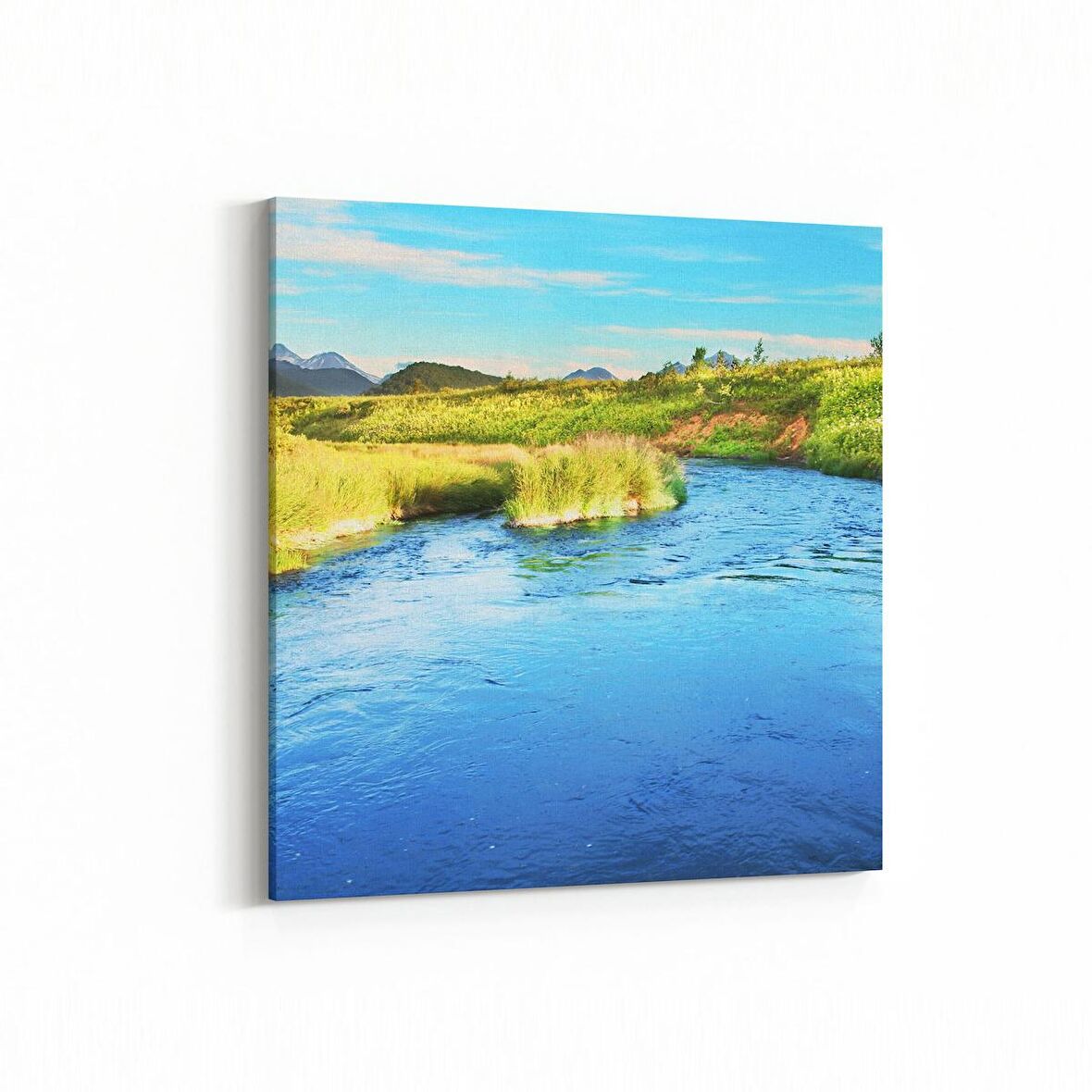 Olla 13498K Doğa / Manzara Görseli Kare Kanvas Tablo (Ölçü: 60X60)