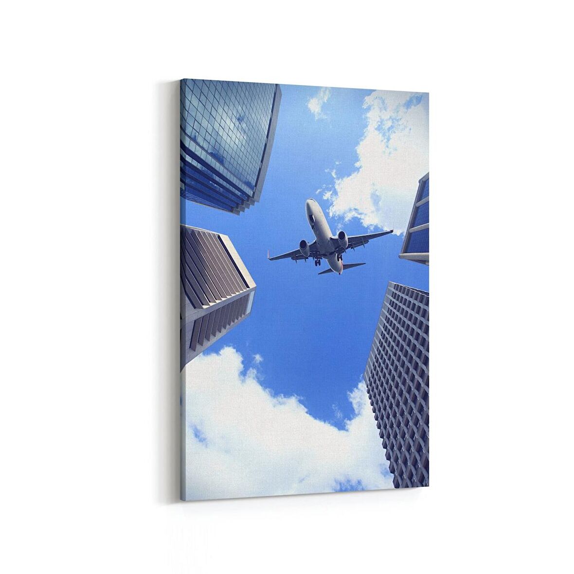 Olla 18039D Yapı Görseli Dikey Kanvas Tablo (Ölçü: 100X150)