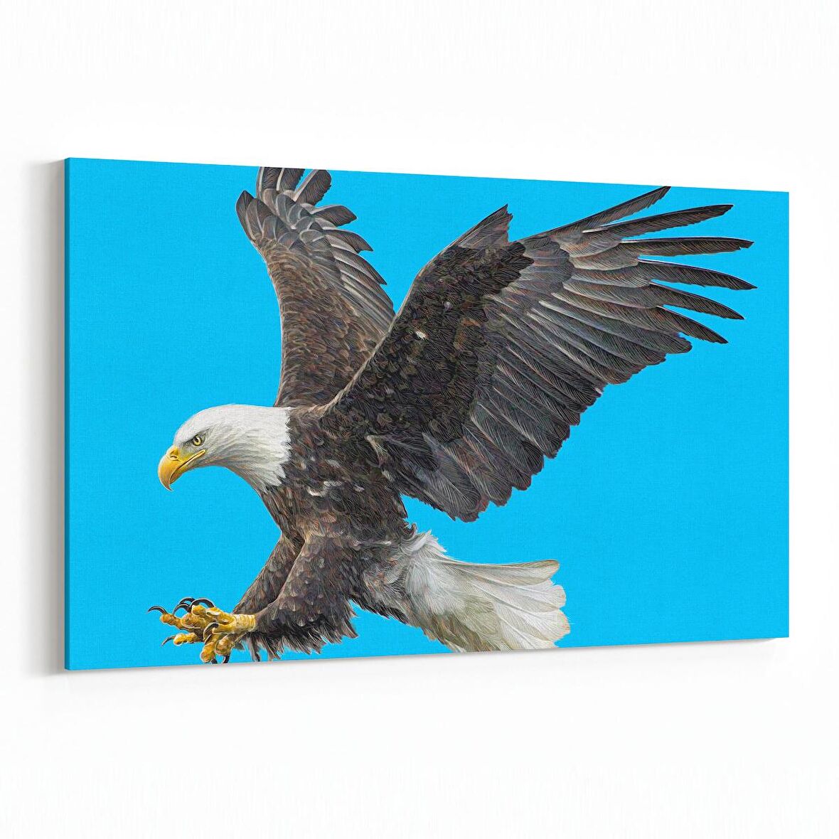 Olla 12606Y Hayvanlar Alemi Görseli Yatay Kanvas Tablo (Ölçü: 90X60)