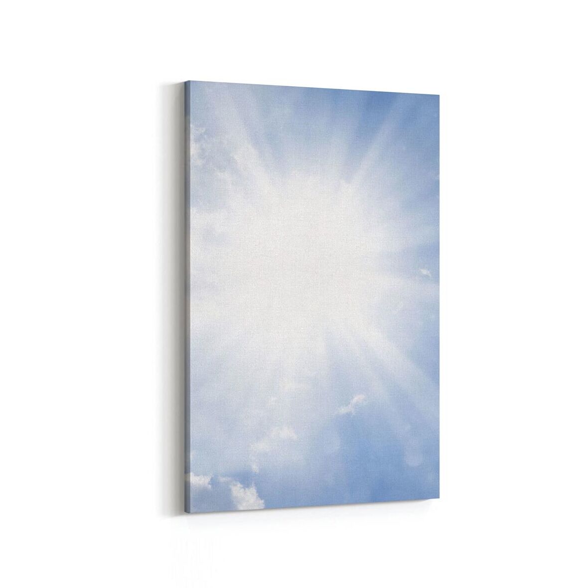 Olla 15390D Gökyüzü Bulut Görseli  Dikey Kanvas Tablo (Ölçü: 60X90)