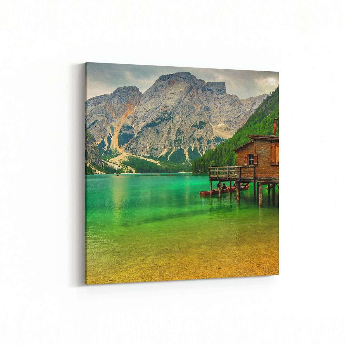 Olla 13678K Doğa / Manzara Görseli Kare Kanvas Tablo (Ölçü: 25X25)