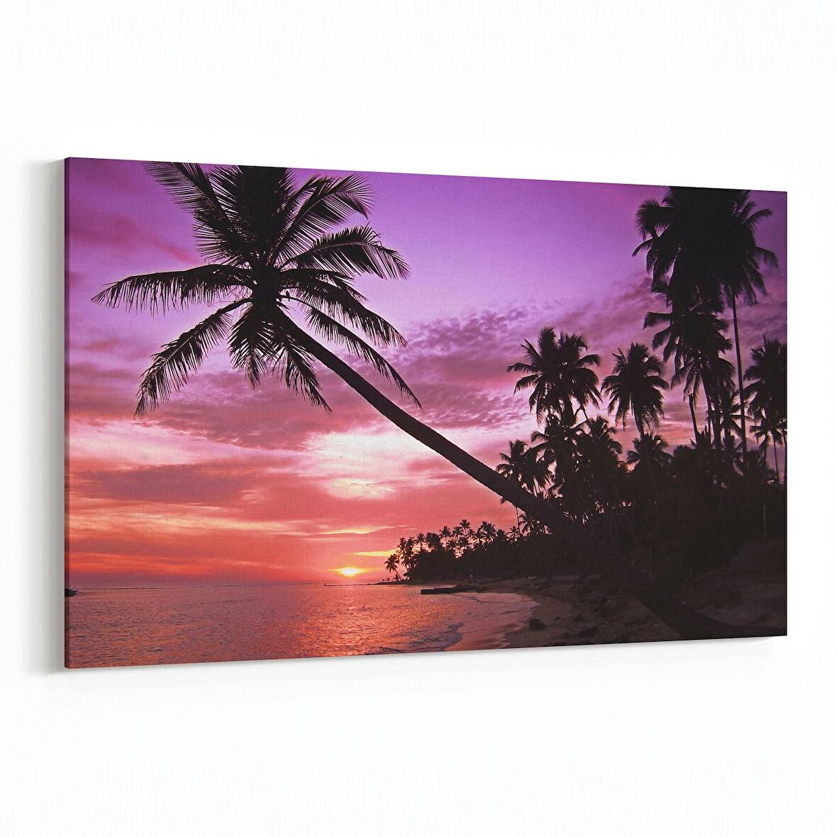 Olla 15989Y Günbatımı Görseli Yatay Kanvas Tablo (Ölçü: 45X30)