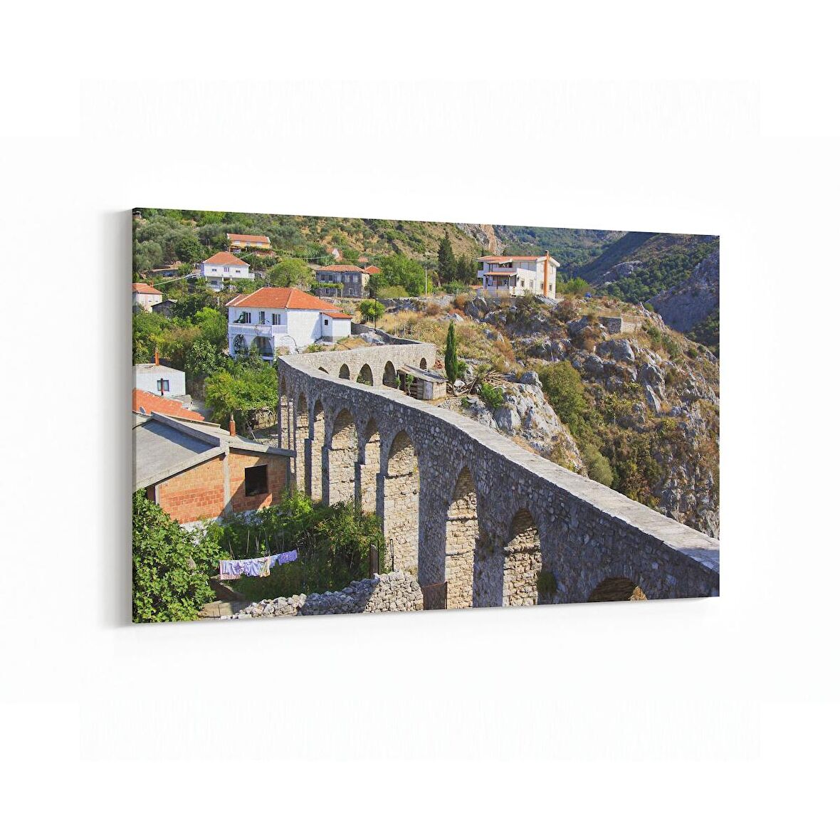 Olla 18054Y Yapı Görseli Yatay Kanvas Tablo (Ölçü: 45X30)