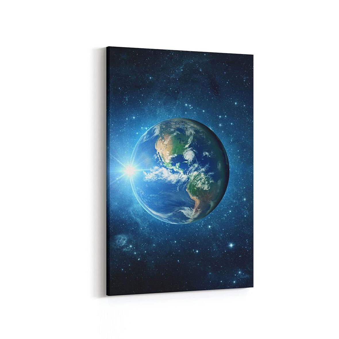Olla 17602D Uzay Görseli Dikey Kanvas Tablo (Ölçü: 60X90)