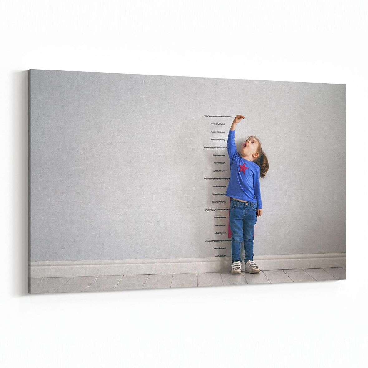 Olla 16753Y Model / Manken Görseli Yatay Kanvas Tablo (Ölçü: 70X50)