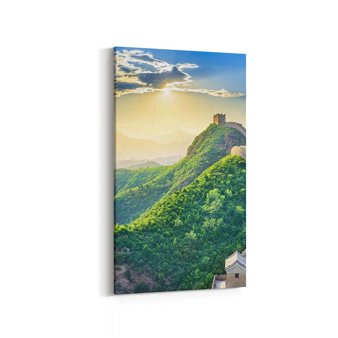 Olla 14050DD Doğa / Manzara Görseli Dikey Dar Kanvas Tablo (Ölçü: 60X120)