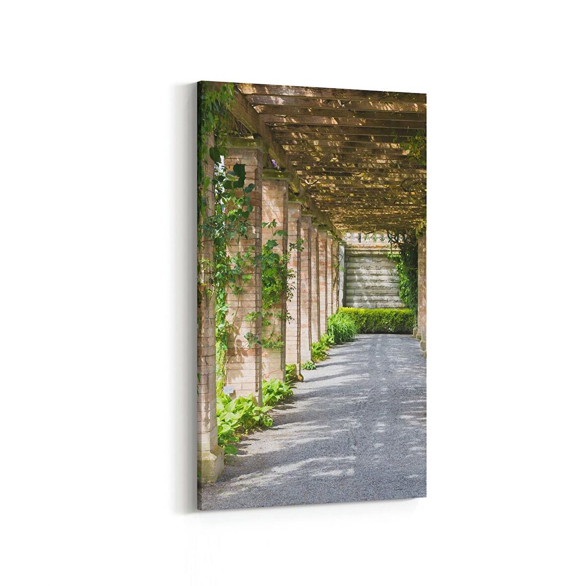 Olla 14034DD Doğa / Manzara Görseli Dikey Dar Kanvas Tablo (Ölçü: 40X80)