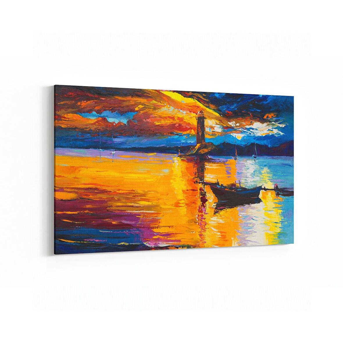 Olla 17751Y Yağlı Boya Görseli Yatay Kanvas Tablo (Ölçü: 90X60)