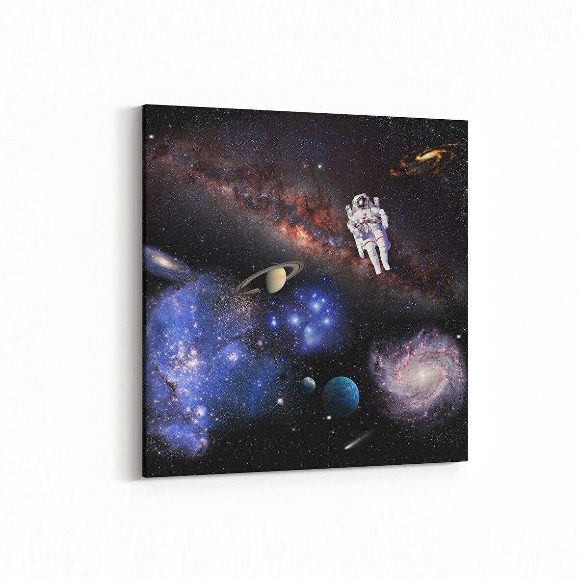 Olla 17632K Uzay Görseli Kare Kanvas Tablo (Ölçü: 40X40)