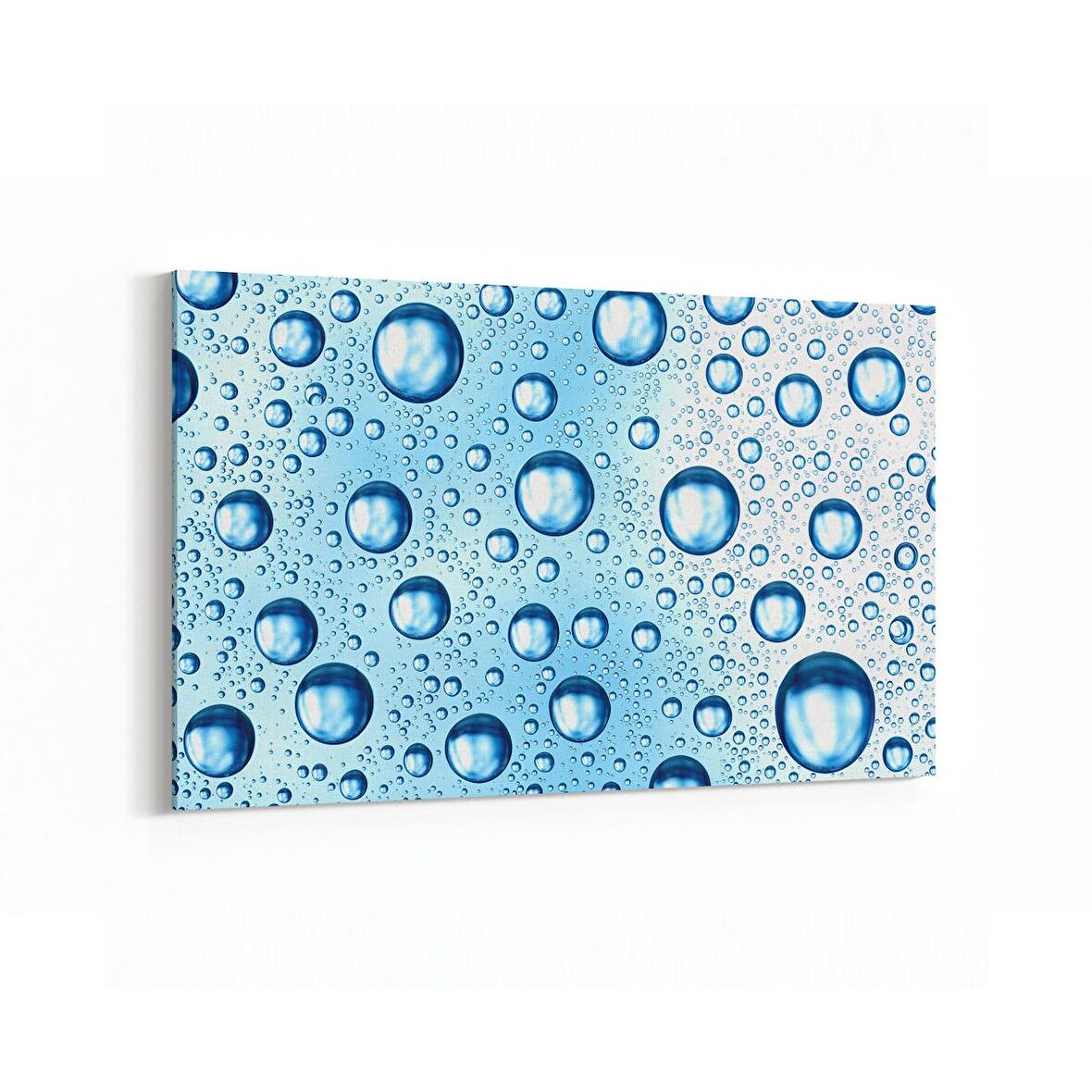 Olla 17281Y Su / Damla Görseli Yatay Kanvas Tablo (Ölçü: 120X80)