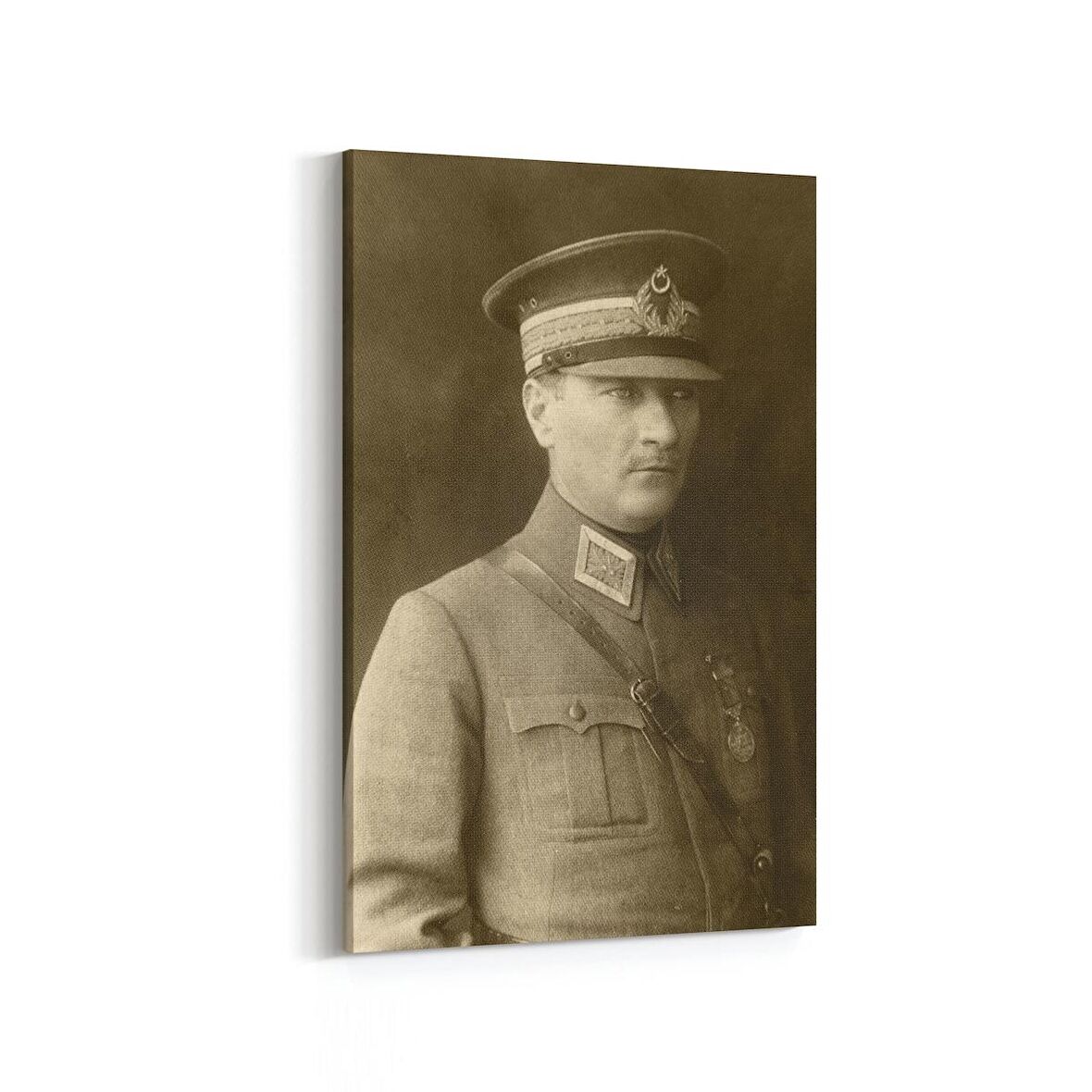 Olla 12412D Mustafa Kemal Atatürk Dikey Kanvas Tablo (Ölçü: 100X150)