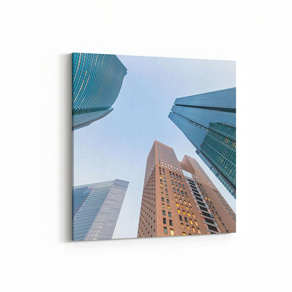 Olla 18660K4 Yapı Görseli Kare 4'lü Kanvas Tablo (Ölçü: 125X125)